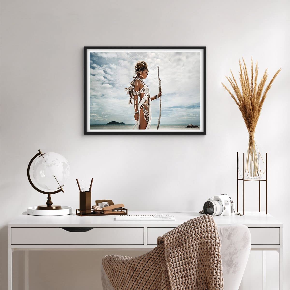 ARTTOR Poster Cadre Noir 70x50 cm Affiche Culture Personnes - 4275 - P2B