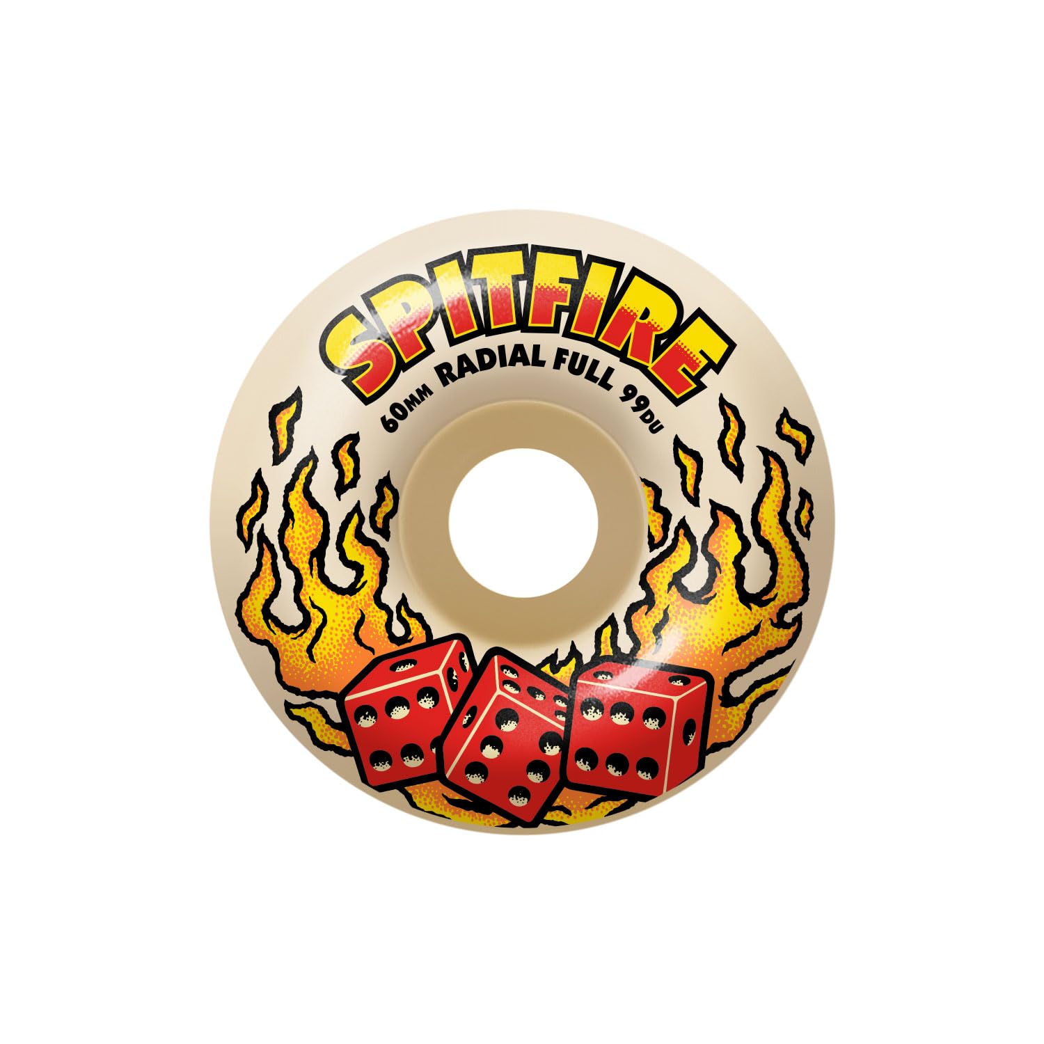 Amazon | Spitfire スケートボードホイール 60mm F4 99A ホット
