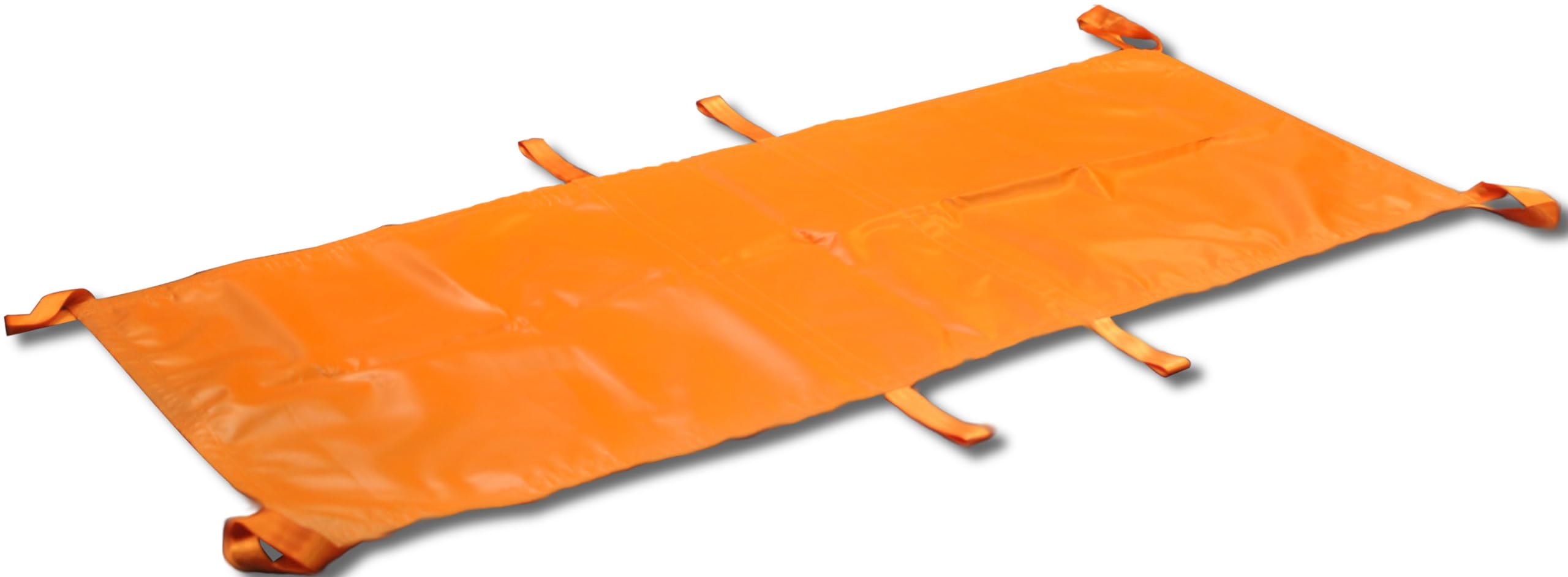 Lona portaheridos primeros auxilios con 8 asas, con funda de nailon, 1900 x 750 mm