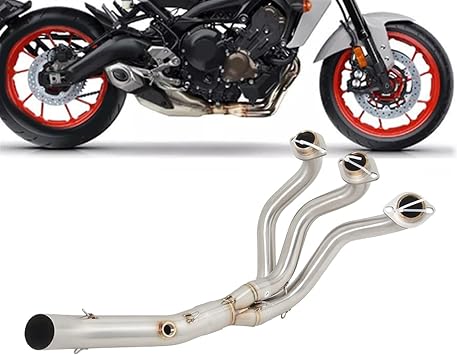 Motorcycle For TRACER 900 GT 2015-2020 2016 2017 2018 2019 Full Exhaust System Front Link Pipes 304 Stainless Steel 51mm