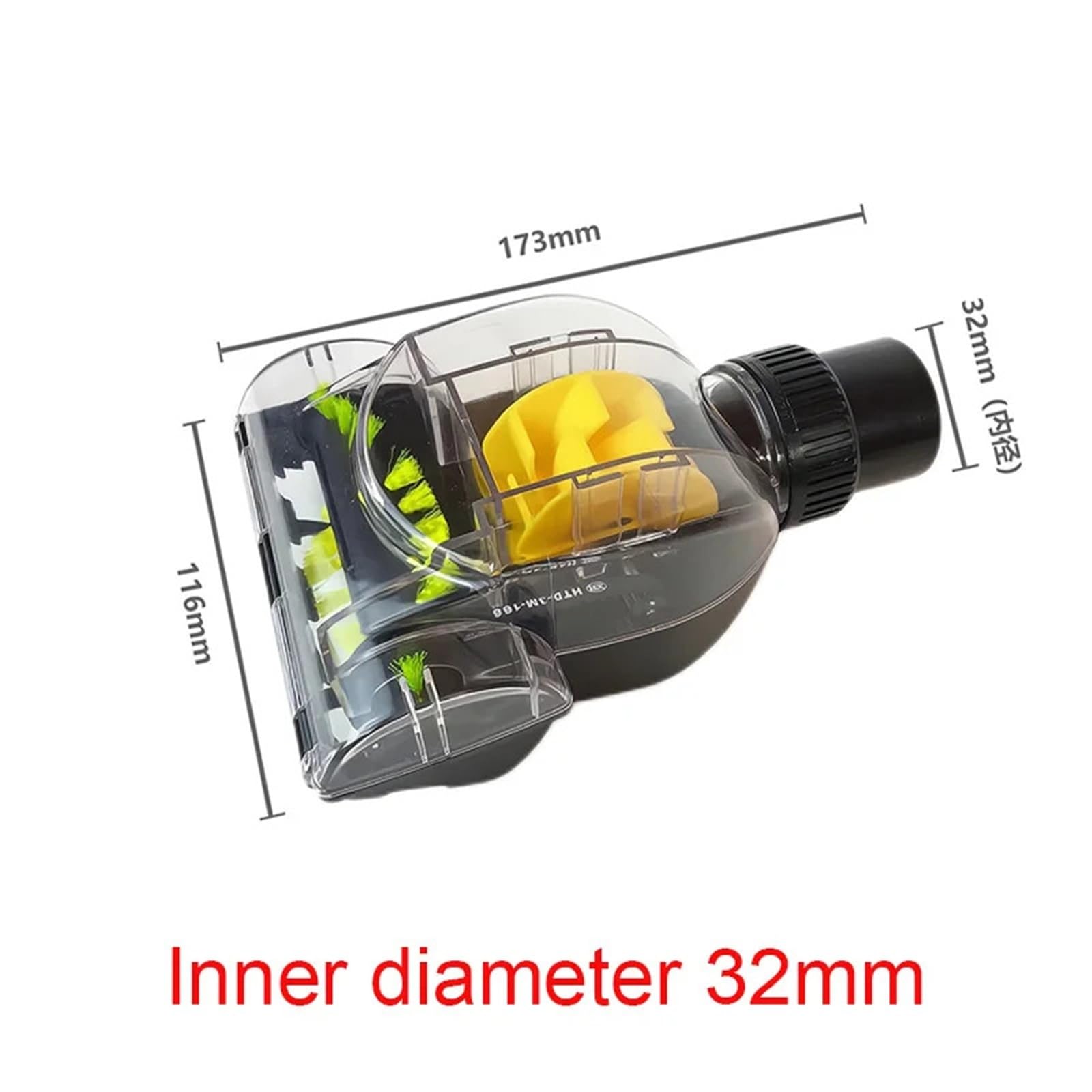 Kompatibel mit Haushaltsstaubsaugern, Boden-/Sofa-/Teppich-Tiefenreinigungswerkzeug, Bürstenkopf - 32 mm/35 mm Universal-Staubsauger-Turbobürste(32mm)