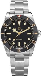 WD7922 BB54 Mens Watch, VH31 Sweep Second Quartz Watches 37mm Sapphire Crystal Luxury Wrist Watch 20Bar Diver Watches for Men