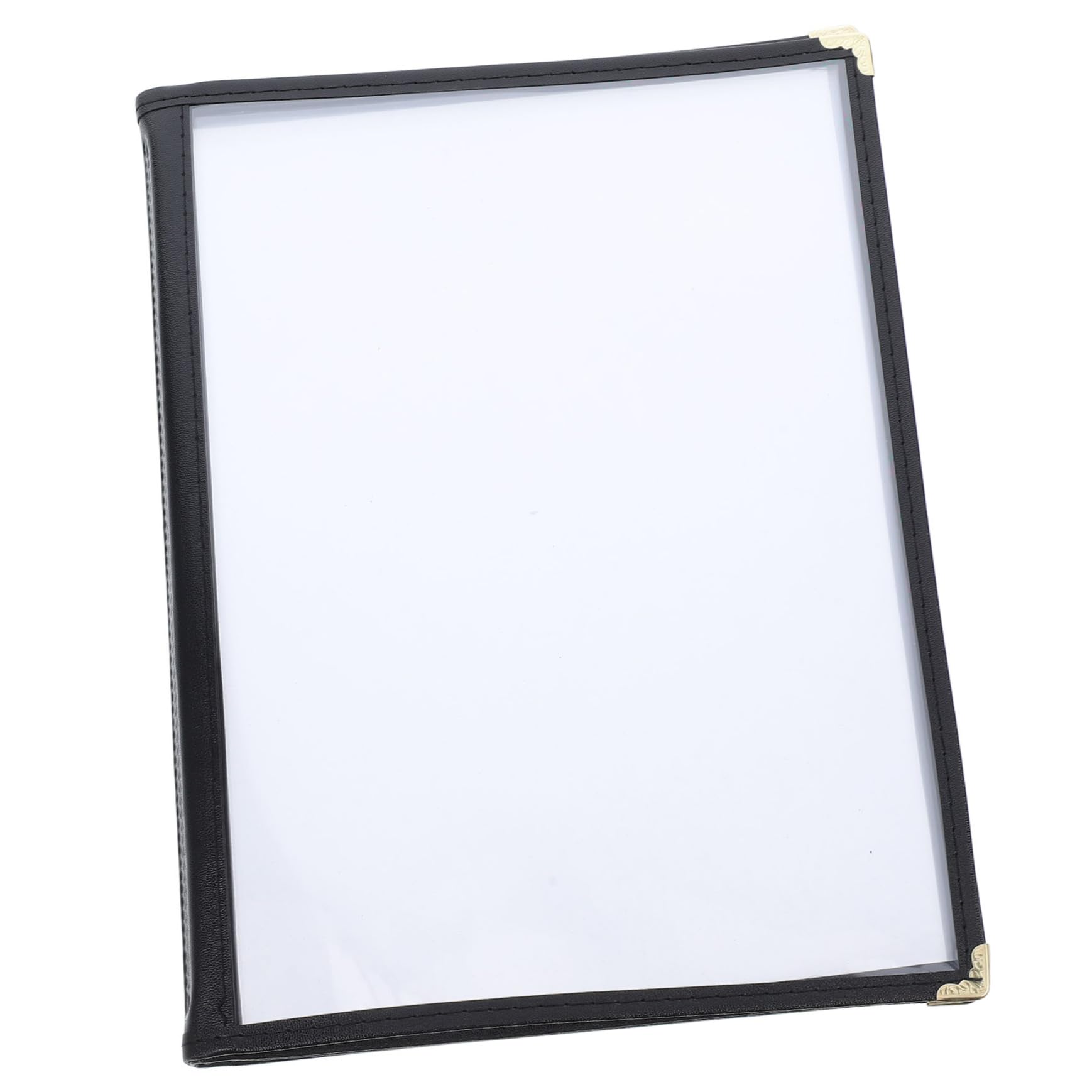 Alipis Bar Menu Holder Restaurant Menu Folder 6 Insert Pockets PVC Menu Book Inserts