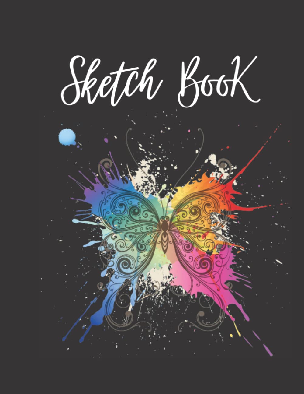 Sketch Book: sketchbook large notebook for drawing, doodling or sketching for girls 110 Pages, 8.5" x 11". (Blank Paper Drawing and Write Journal)