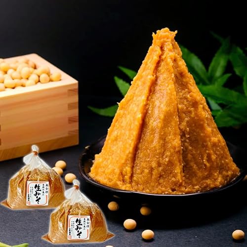 目黒麹店 無添加 味噌 国産原料使用 米みそ 長期熟成 (袋入 900g×2個, 生みそ)