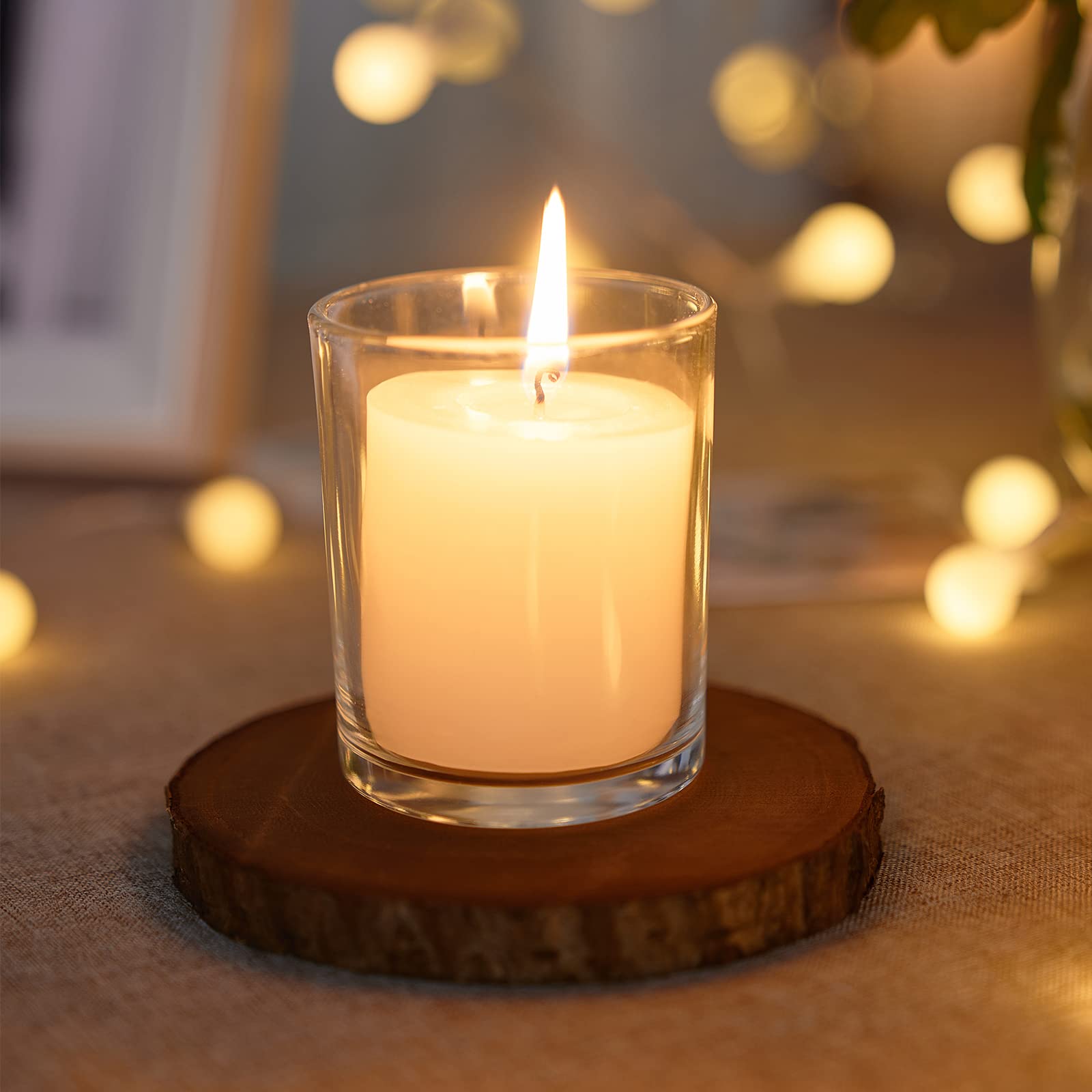 AW BRIDAL Sympathy Gifts Memorial Candle Acrylic & Wooden in Loving Memory Wedding Signs, Wedding Memorial Candles Sign for Loss of Loved One Mother Father, Memorial Gifts Bereavement Gifts