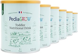 Premium European Toddler Nutritional Milk Drink Powder | Made in France, Grass-Fed Milk | DHA, Iron & Protein | Non-GMO | Great for Smoothies & Picky Eaters | 1 Year and Older - 6 Pack