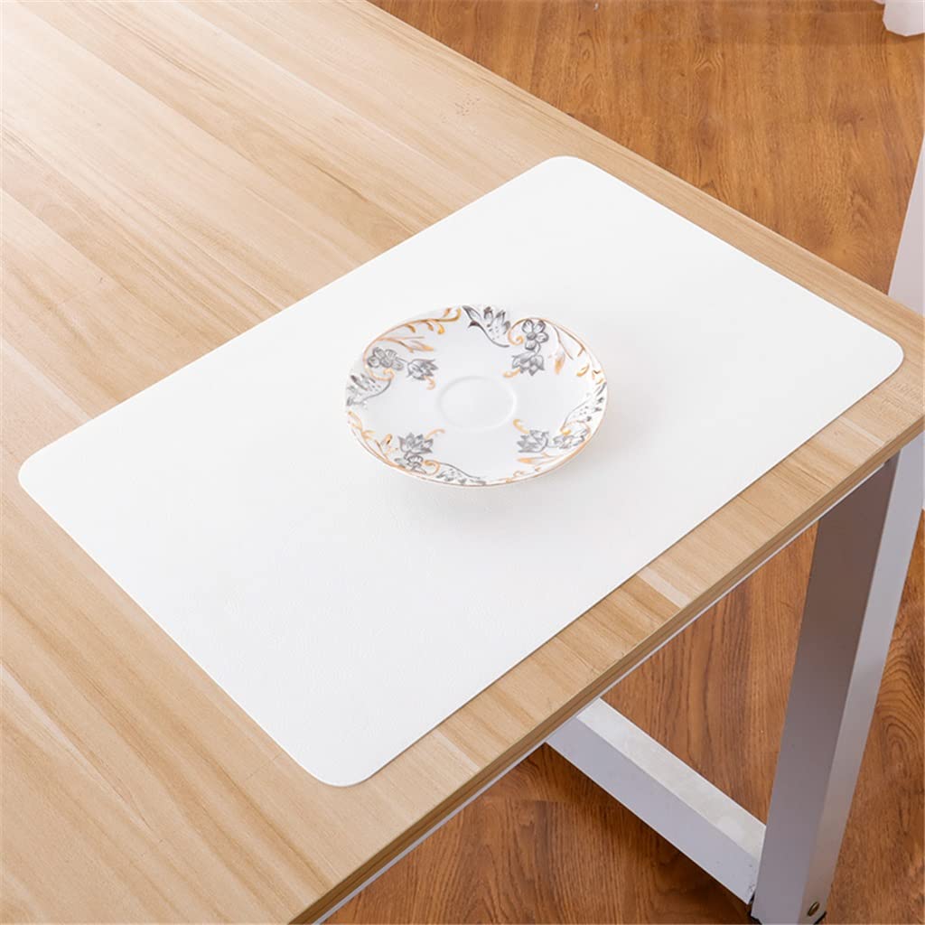 IANSHFKN 6 Pcs Leather Placemats Washable Table Pad Mat Tablemats Dining Disc Bowl Coaster Decoration Accessories