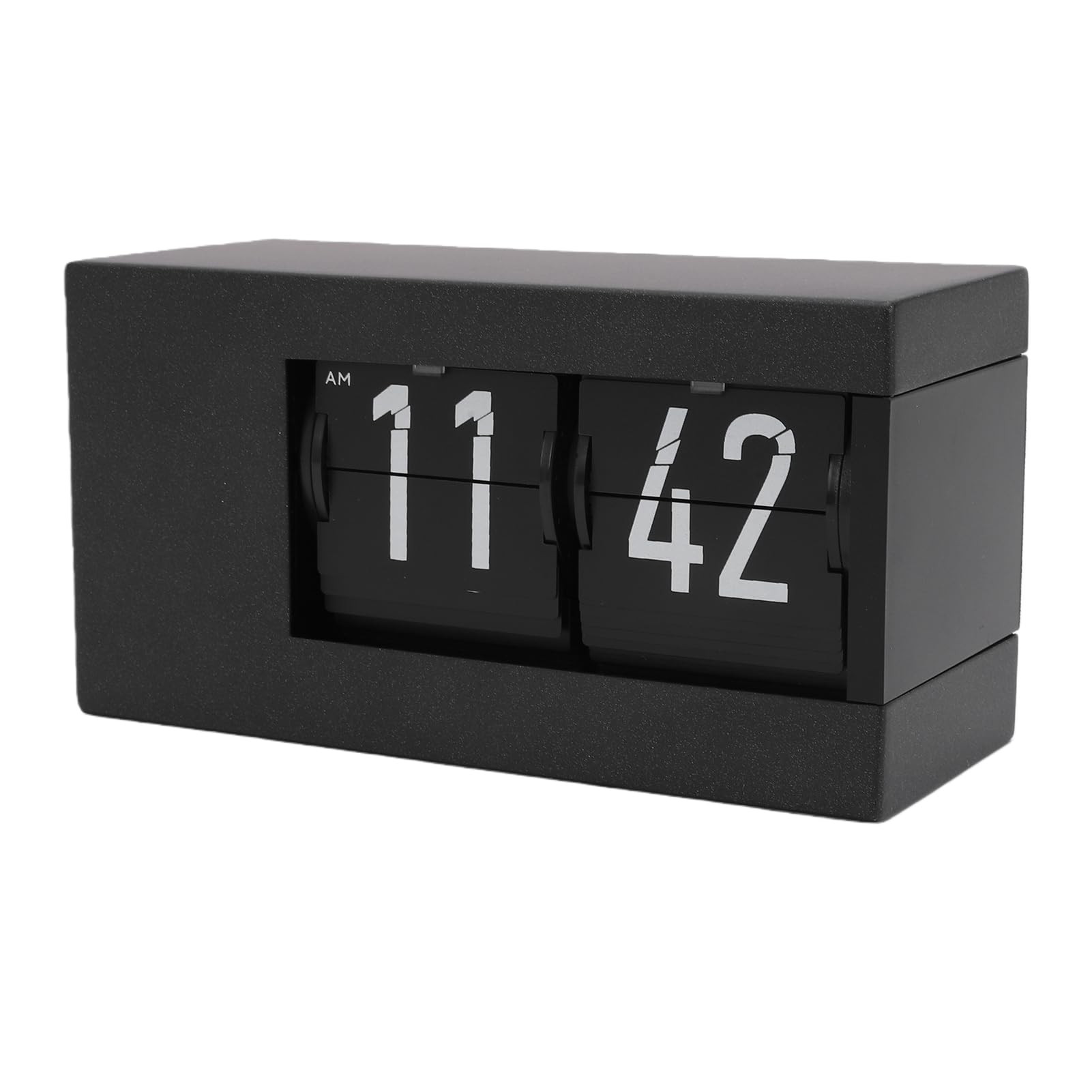 Orologio con calendario, display a LED, cambio automatico, 12 ore AM-PM, calendario perpetuo retrò (nero)