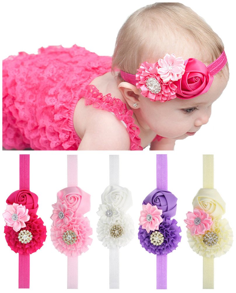 baby flower girl headband