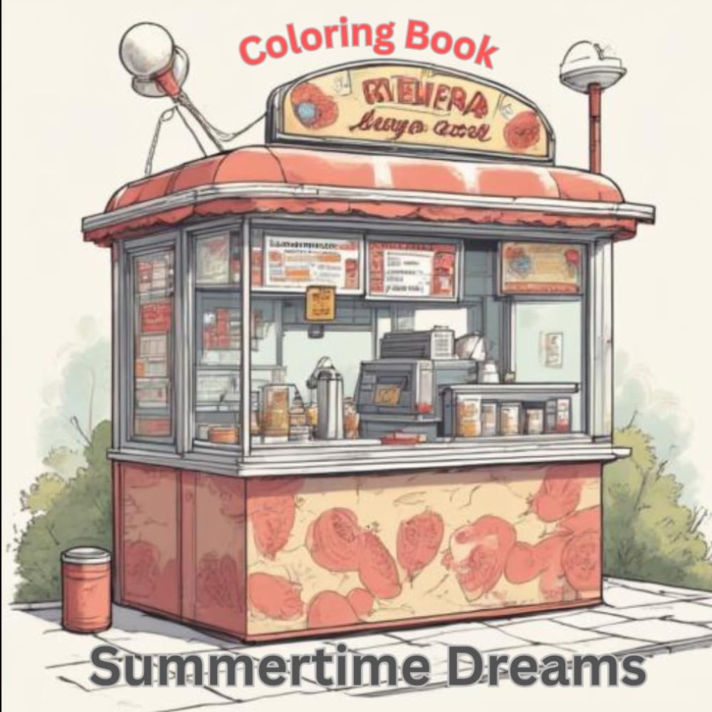 Summertime Dreams: Adult Coloring Book for Relaxation: Relax And Unwind With The Beauty Of Summer (Seasonal Dreams)
