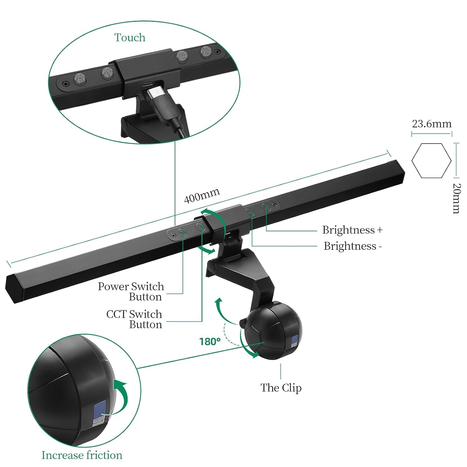 Quntis Monitor Light Bar - Reduce Eye Strain -4 Quntis Monitor Light Bar - Reduce Eye Strain -4