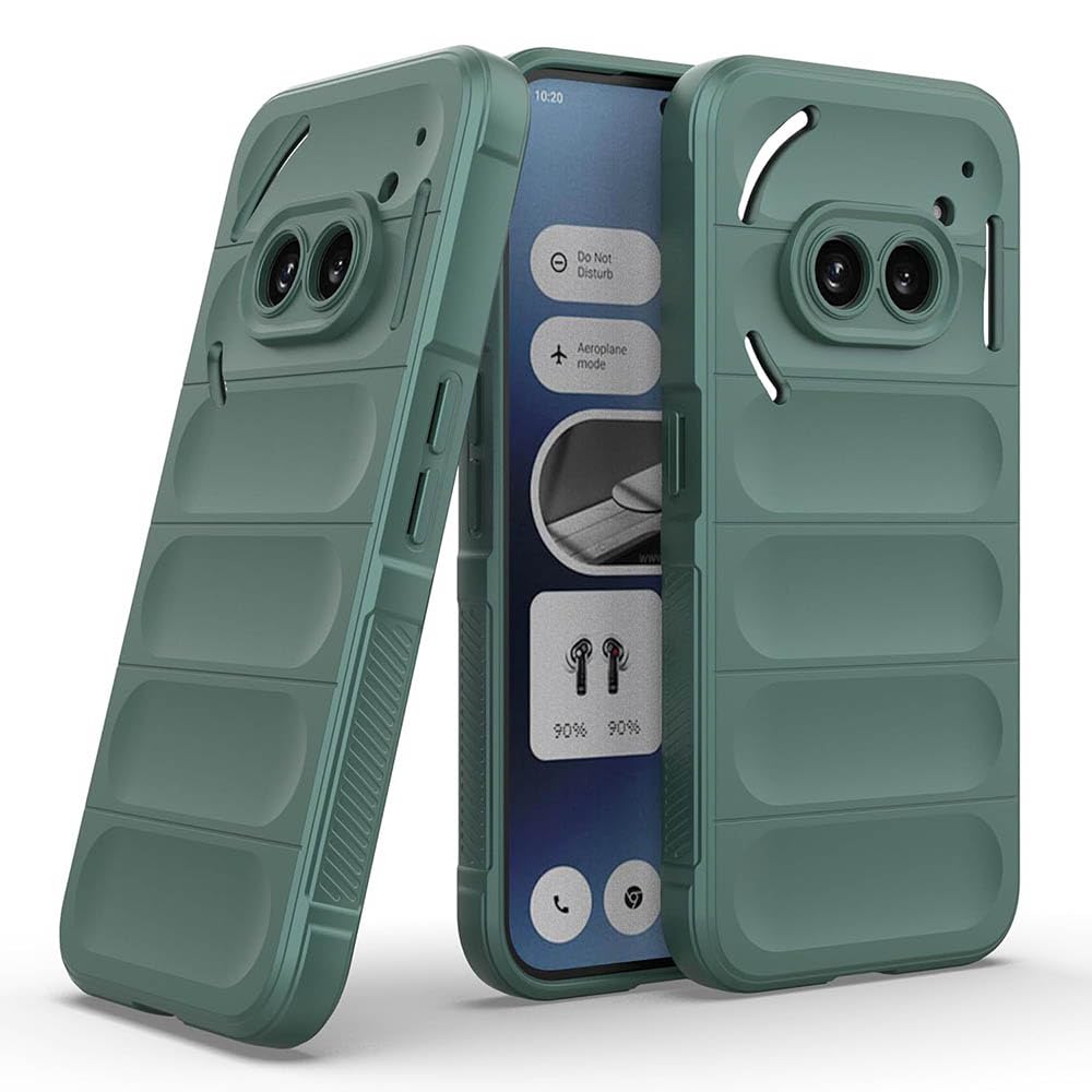 amazon basics Mobile Cover for Nothing Phone (2a) 5G | Full Camera Protection | Liquid Silicon Case | Flexible Bumper Case for Nothing Phone (2a) 5G (Green) (B0D11WDZLF) Amazon Price History, Amazon Price Tracker