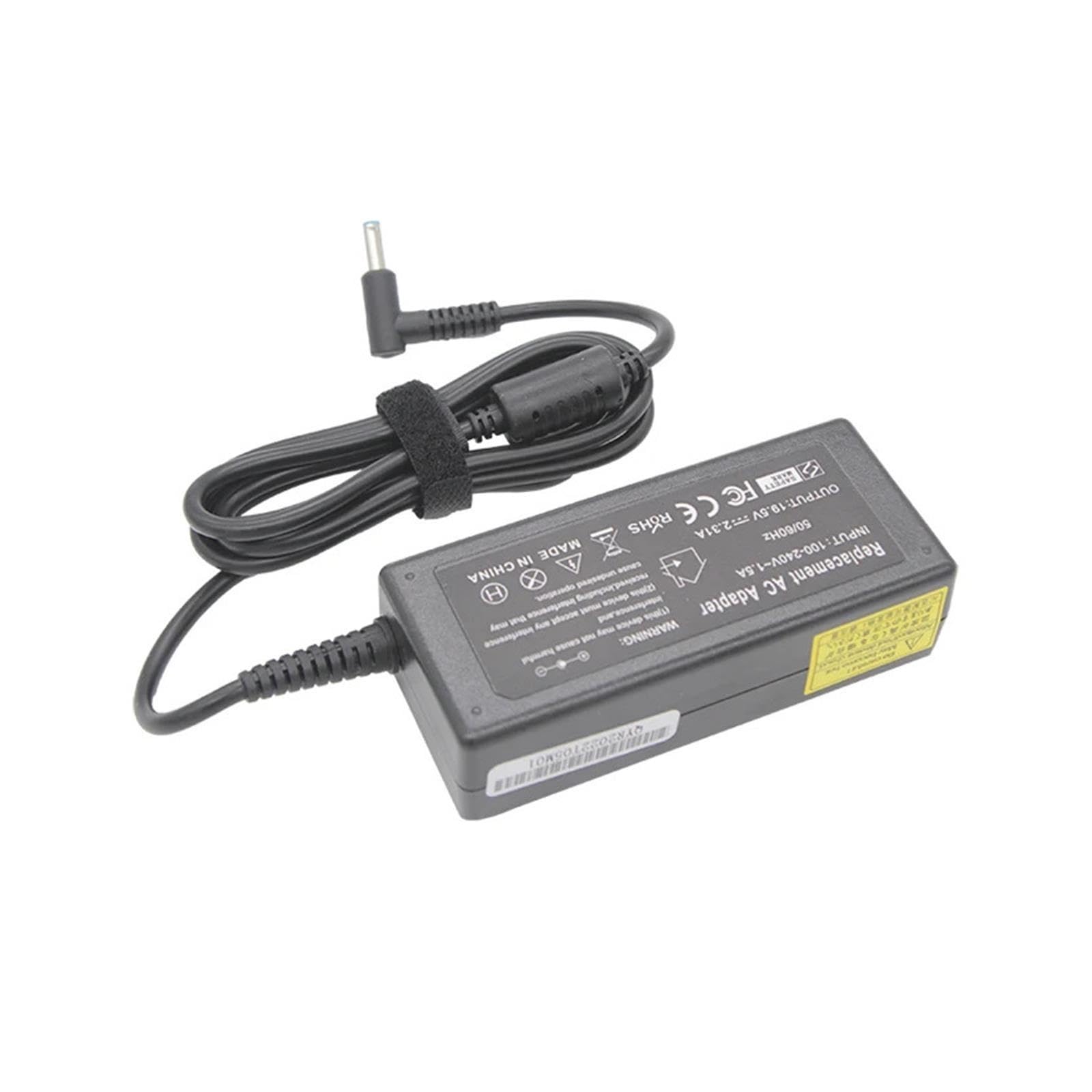 Adattatore For Caricabatterie Da Giro 19,5 V 2,31 A 45 W 4,5 * 3,0 Mm, Compatibile For HP, Stream X360 13 14 Pavilion 854054-001 741727-001 740015-740015-002(With UK plug)