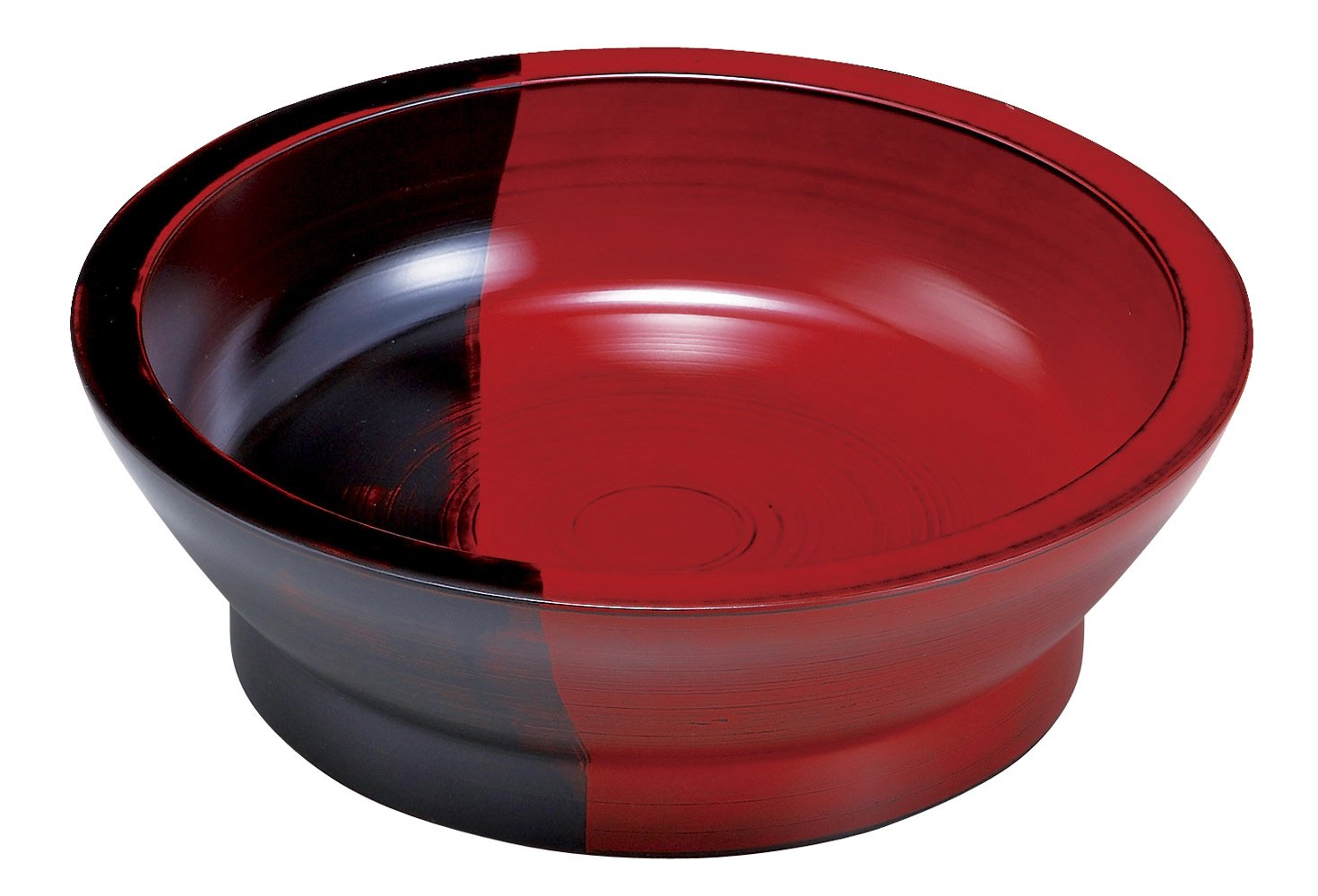 Higashide Lacquerware Vermilion & Black 8.5 Pot 22029