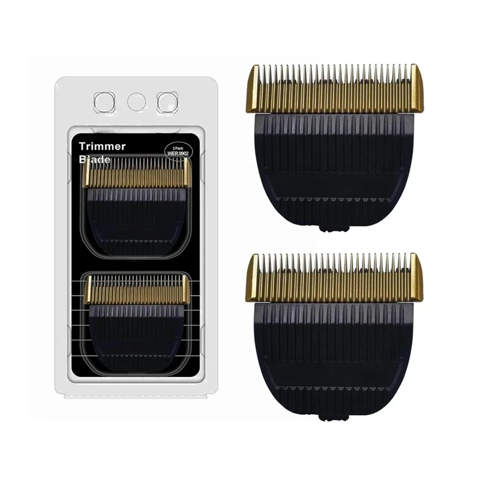 Tagliacapelli In Confezione Da 2. Compatibile Con Panasonic WER9902 ER-GP80 | ER1611 ER1512 ER1511 ER1510(Low leg)