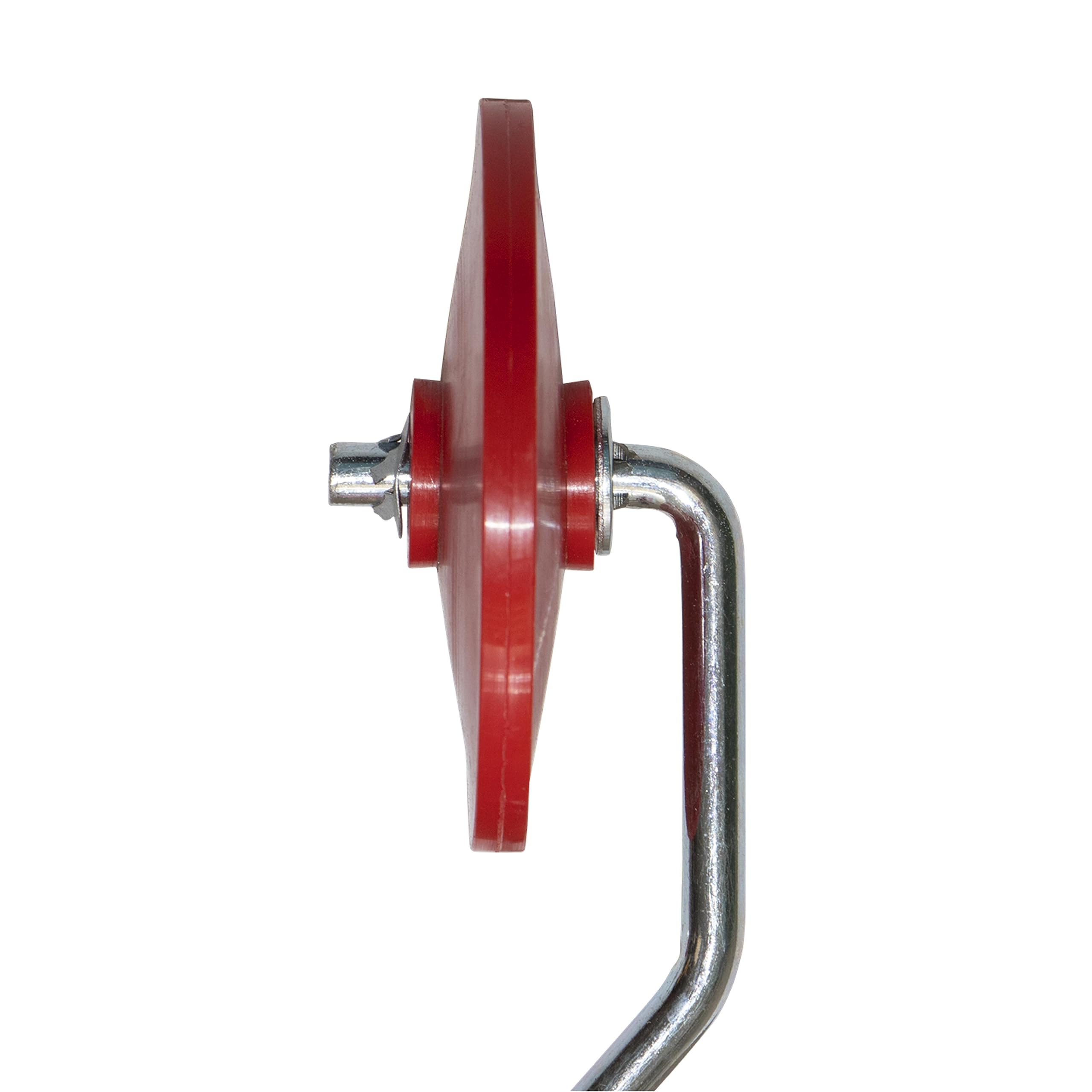 Rueda de retoque Marshalltown, plana, de plástico, roja, anchura: 6 mm
