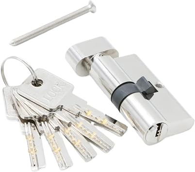 Lock Cylinder, Door Cylinder 55 60 65 70 75 80 85 90mm Security Lock Cylinder Interior Bedroom LivingDC-65MM