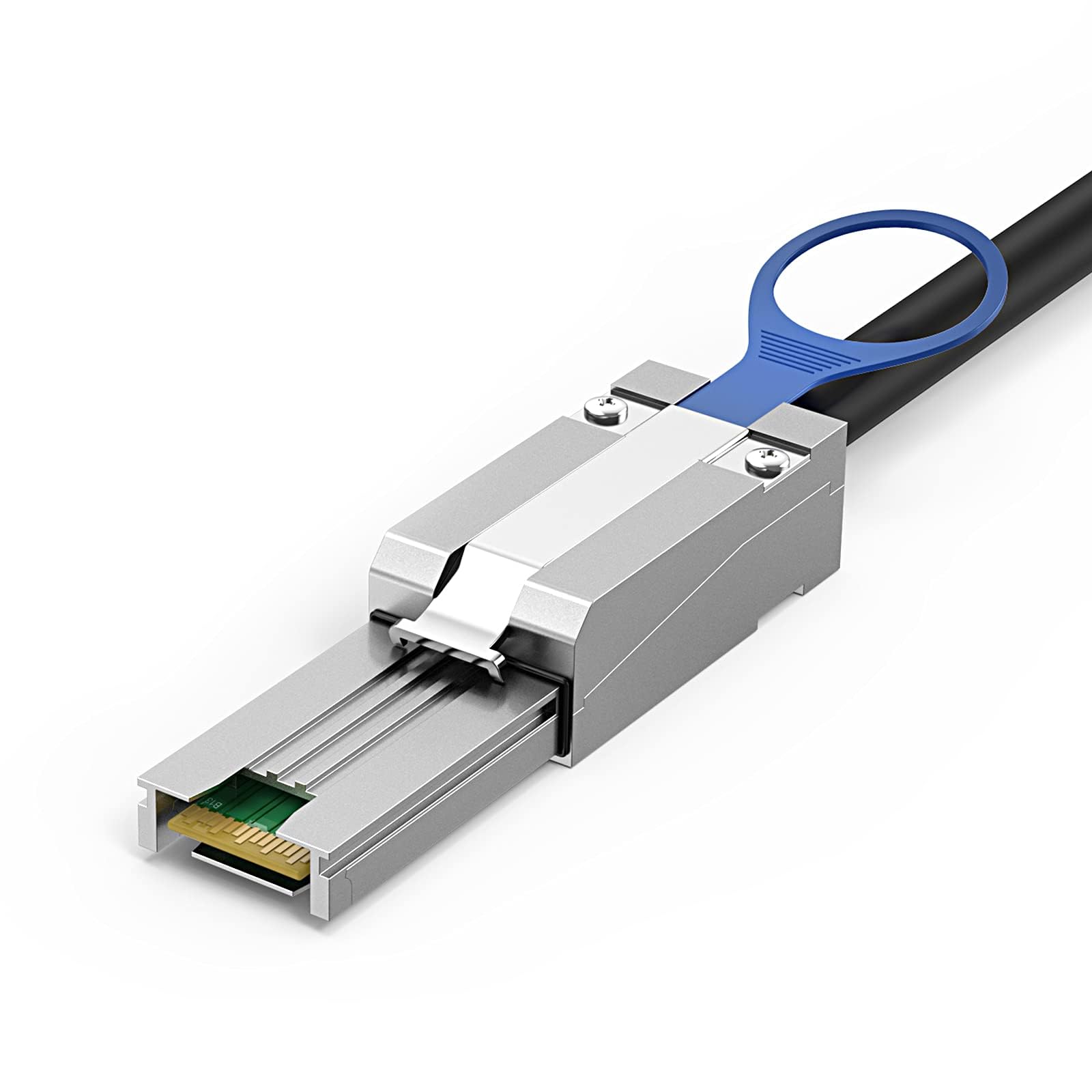KALEA-INFORMATIQUE Cordon SAS MiniSAS SFF-8088 vers SFF-8087. Longueur 1M, SFF8088 26 Broches Mini-SAS Externe, SFF8087 36 Broches MiniSAS Interne