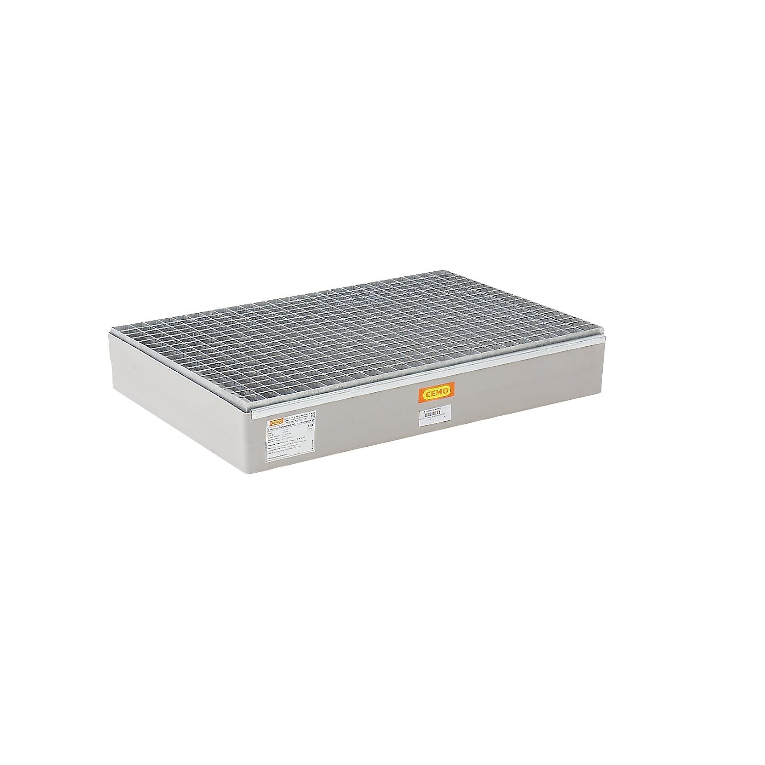Cemo – Debussy Collection of Palette, GRP – with the Approval, with locking Notch, with steel Grate – Drip Trays Plastic Pans Sinks Palettes Environmental Sinks GFK Pallet Pallet Sinks Trays Trays Plastic Drip Trays