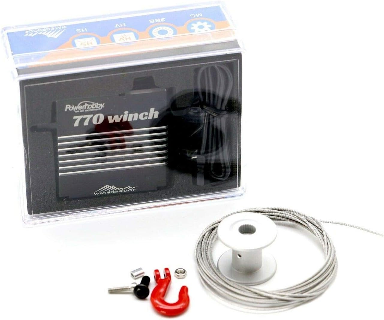 Powerhobby 770 Winch Waterproof Brushless Rock Crawler Servo