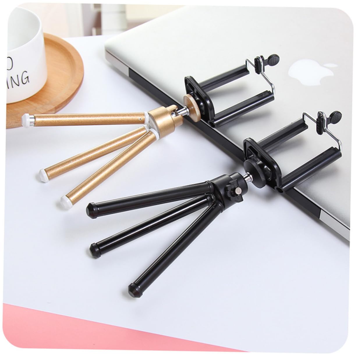 CIYODO Retractable Mini Phone Tripod Compact Section Mobile Stand for Photography Compatibility for Smartphones Lightweight Design for Travel