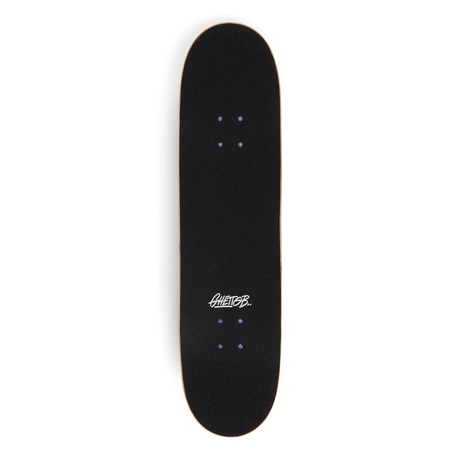 GHETTOBLASTER Skateboard 80x20 cm - Bambino - Adulto - Da Trick già assemblato - Tavola in Acero 7 Strati - Cuscinetti Abec 9 - Ruote 53mm