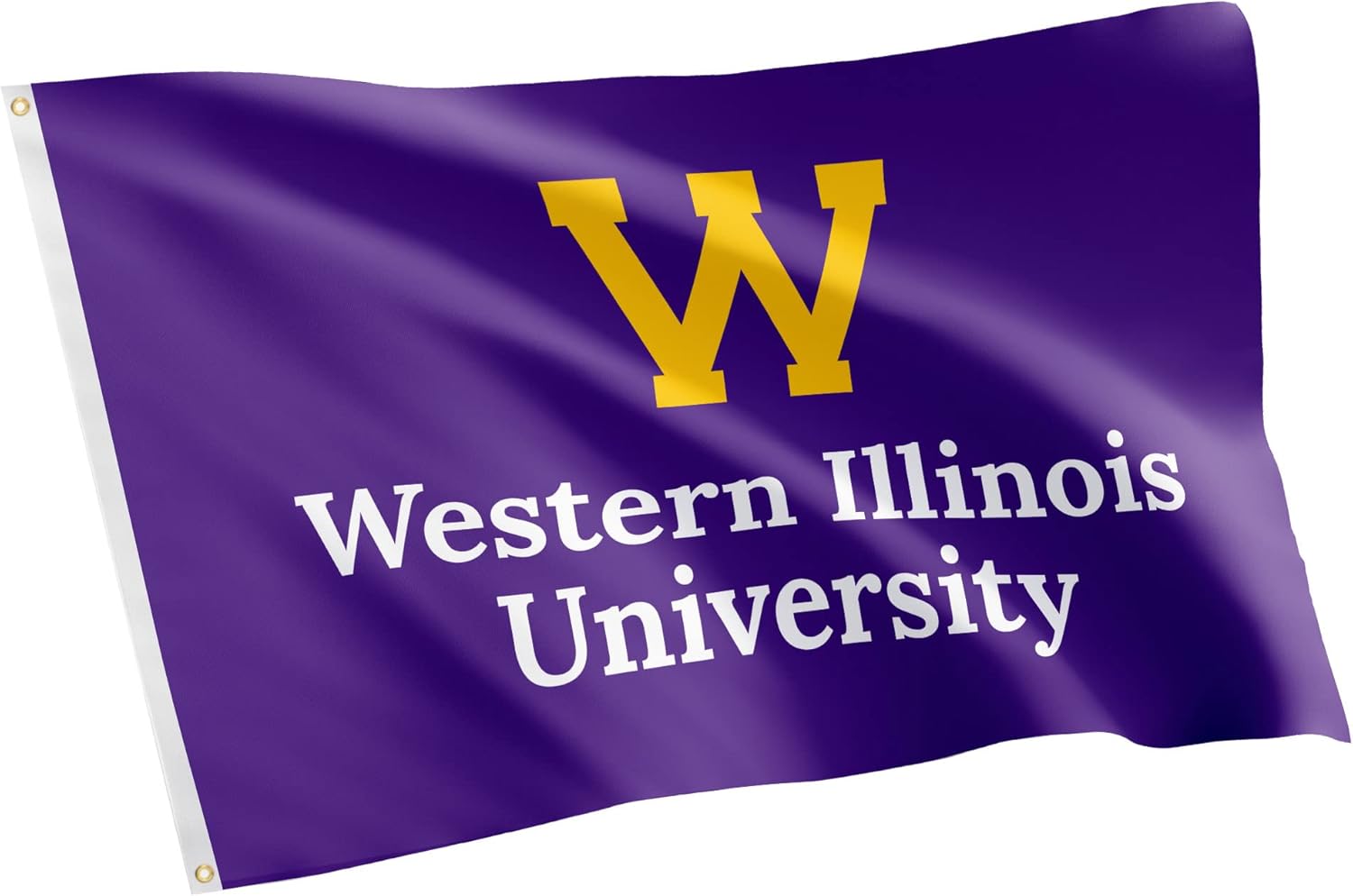 Desert Cactus Western Illinois University WIU Flag - 3 x 5 Feet Leathernecks Banner, Indoor/Outdoor Durable Fabric, 100% Polyester Design (Style 2)