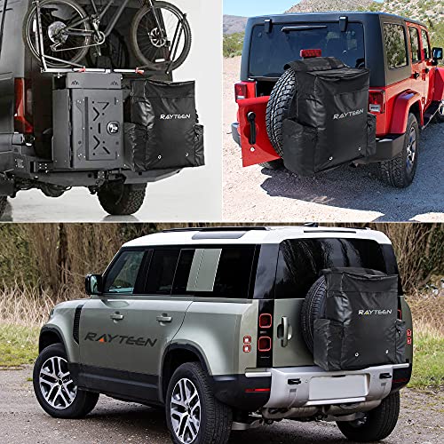 Image of Sturdy PVC Made 23Gallons /88L Spare Tire Trash Bag for Camping Spare Tire Storage Bag Waterproof Spare Tire Bag Spare Tire Gear Bag Trasharoo for Camping Offroad, Snow Rain Sand Friendly