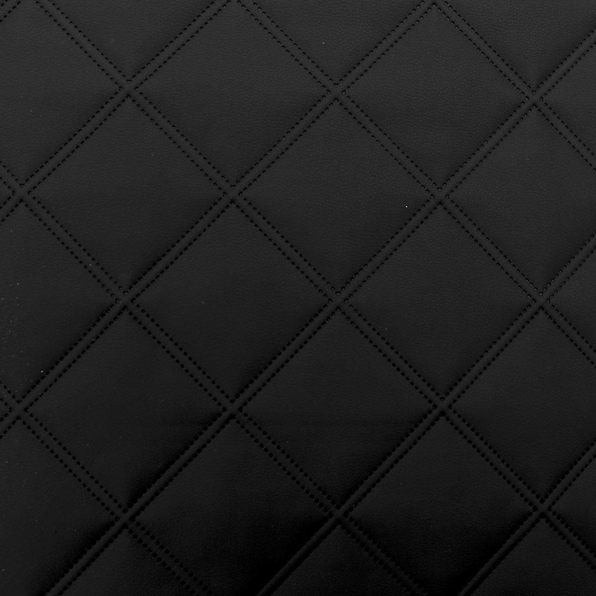 Quilted Faux Leather Diamond Fluted Car Seating Vehicle Upholstery Fabric