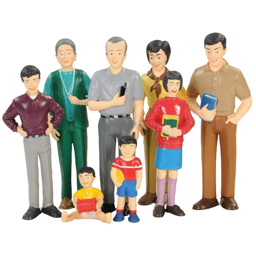 Amazon.com: Constructive Playthings Pretend Play Family