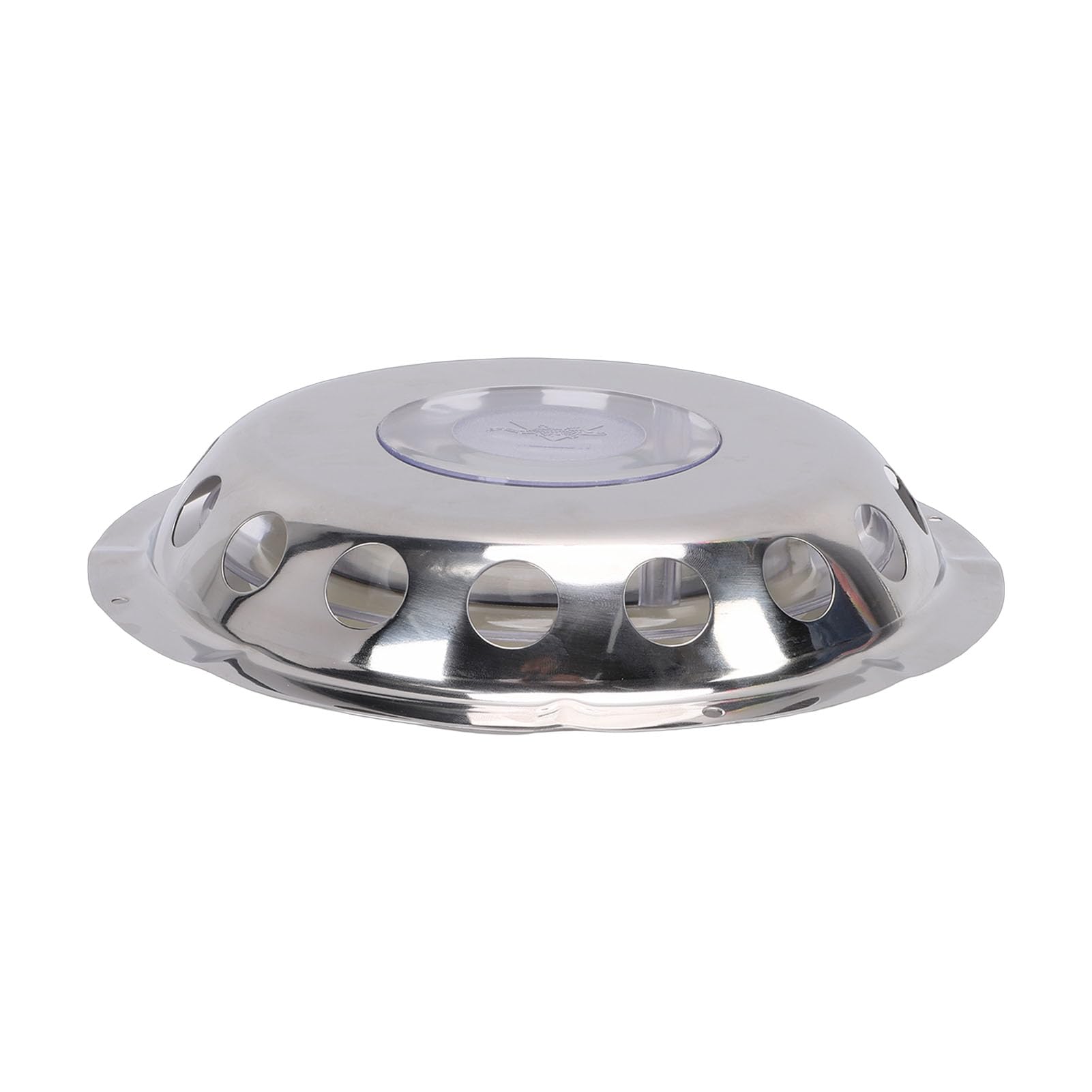 Smandy Marine Deck Ventilator, Stainless Steel UFO Design, Transparent Plastic Grille, Effective Ventilation for Boats and Yachts