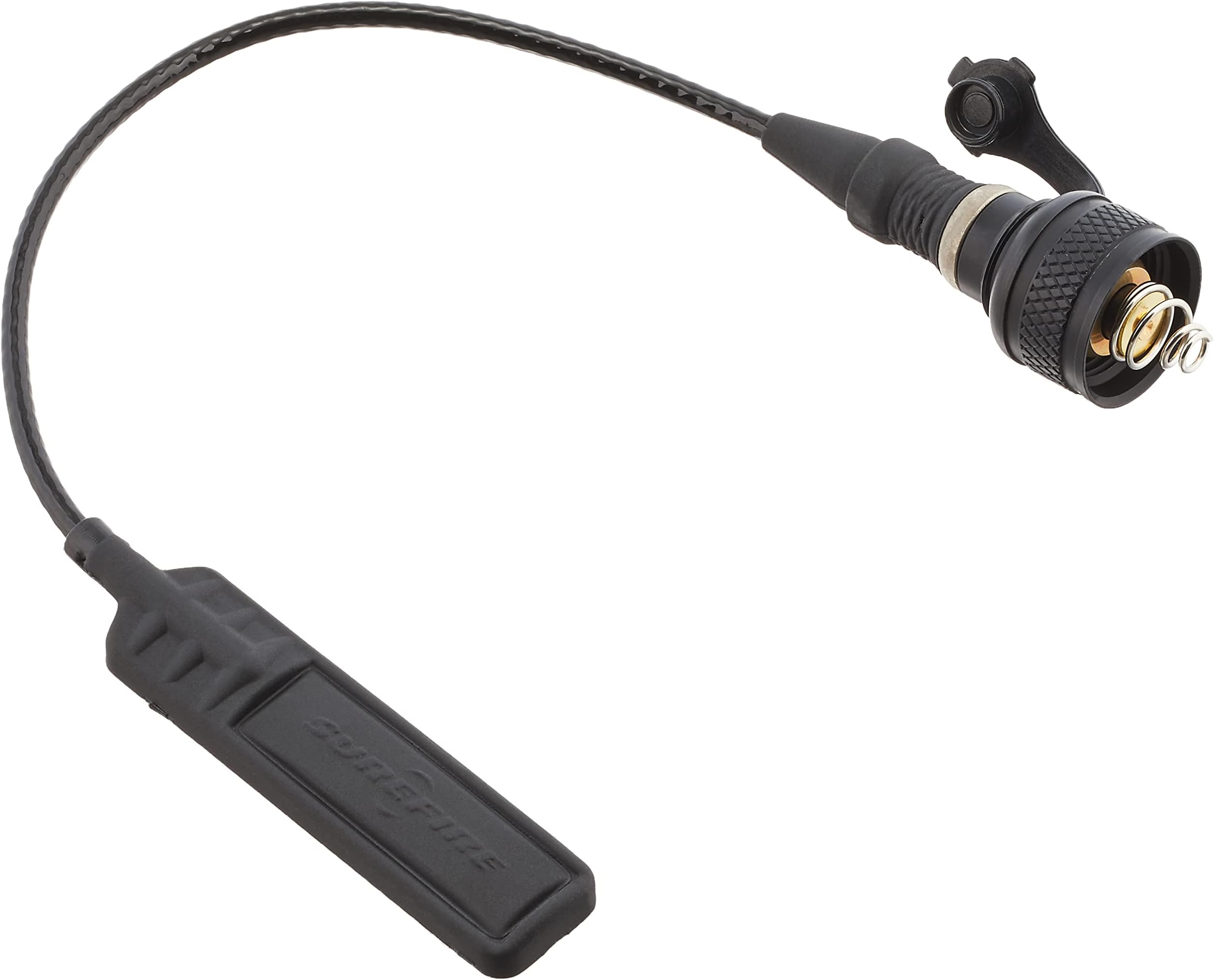 Mil-Spec Rear Switch-Socket Assembly for Scoutlight Weaponlights, Includes UE07 Tape Switch, Black