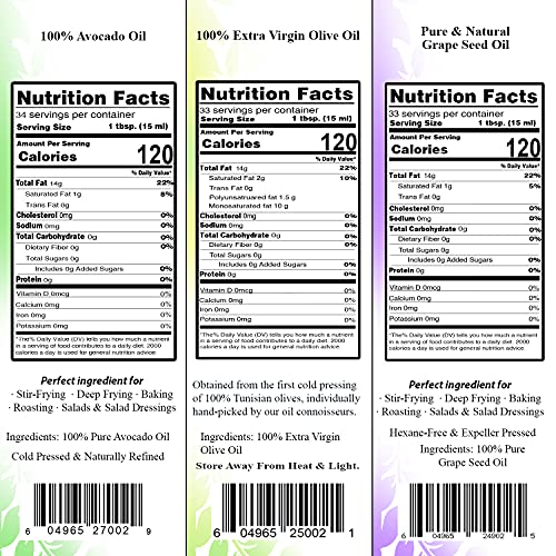 Aceite Extra Virgen De La Rosa 16.9 Oz Pack de 3 miniatura 3
