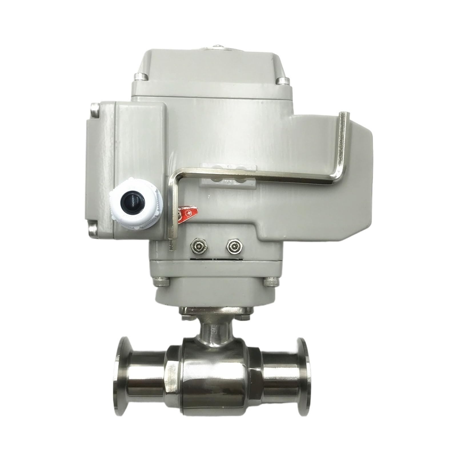SLUSHSPYF AC220V 3" Motorized Ball Stainless Steel 304 Tri Clamp 91MM