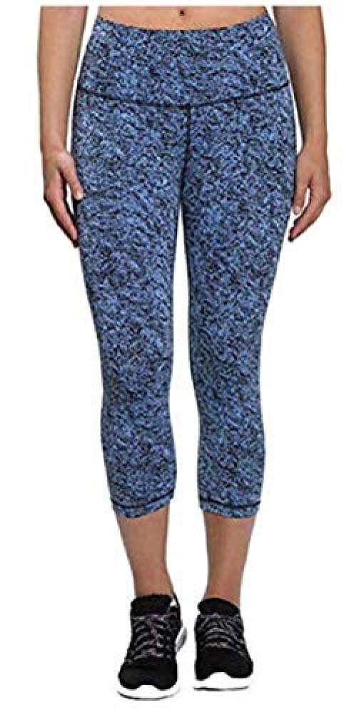 Ladies' Active Crop Tight (Blue, XL)