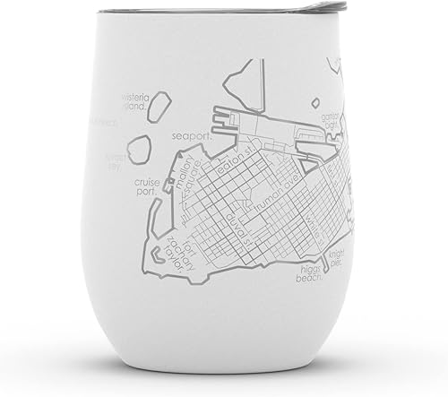 Vista 974 de Well Told Lexington Kentucky Map - Vaso de vino aislado con grabado de mapa de Kentucky, taza de acero inoxidable grabada (12 onzas, verde domingo)