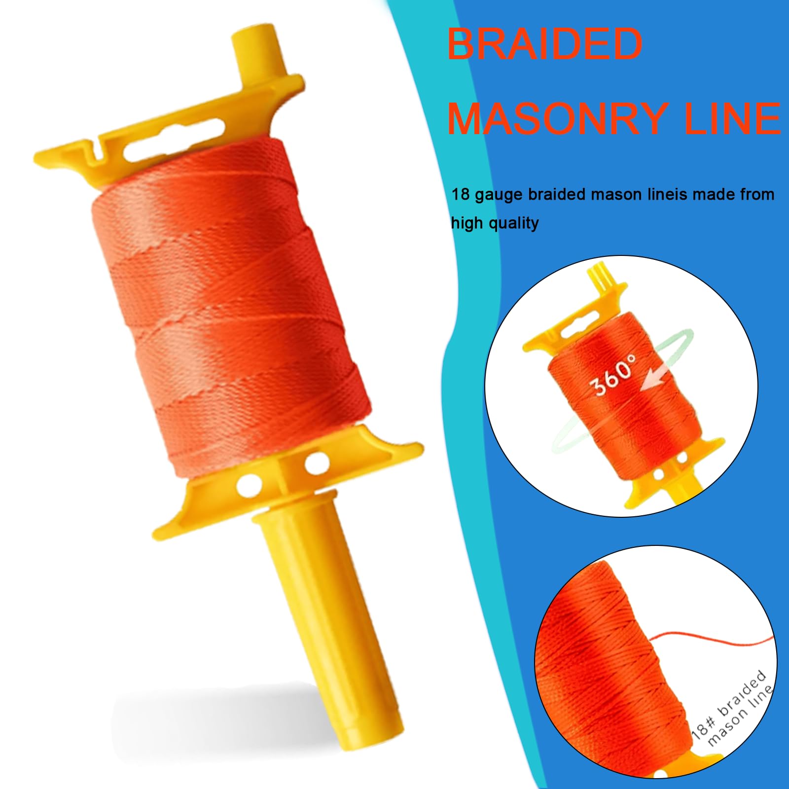 600 Ft Mason Line - Durable Nylon String with Handle -3