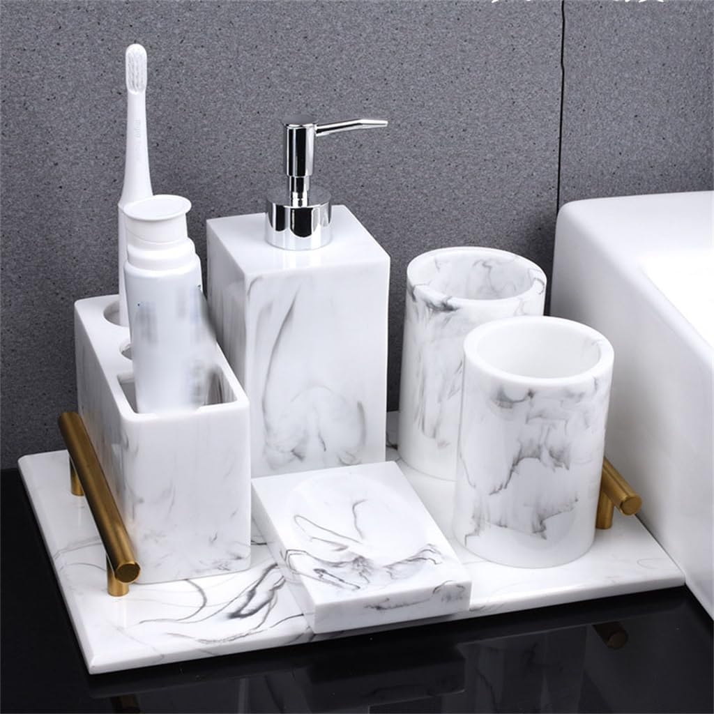 Resin Bathroom Five-Piece Hotel Bathroom Toiletries Set Bathroom Supplies Set