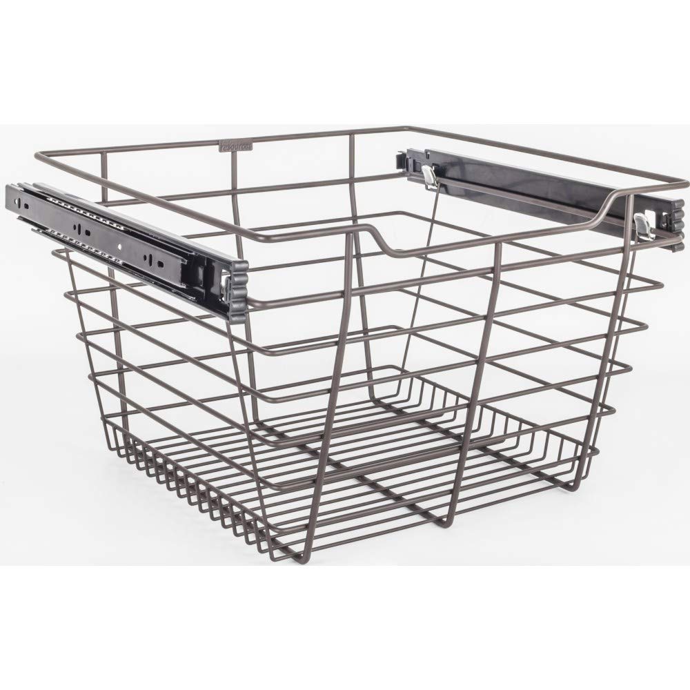 Dark Bronze Closet Pullout Basket 16