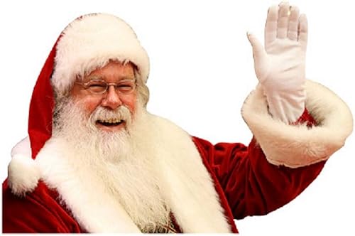 Etiqueta engomada de la ventana trasera del coche de Papá Noel 3D Etiqueta engomada de la ventana de la etiqueta engomada de la pared de Navidad del