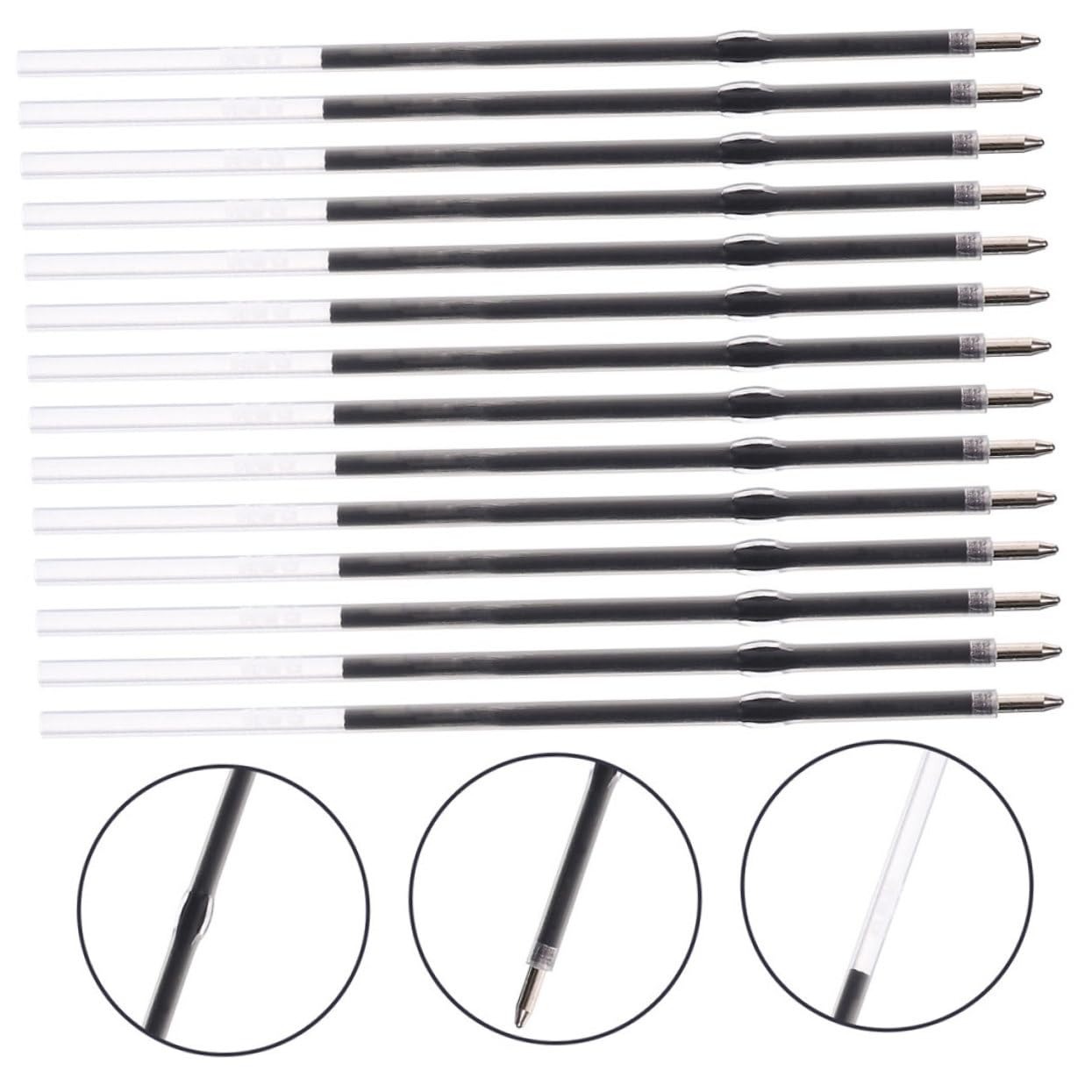 OSALADI 3 Ensembles Remplacements De Recharge Recharges De Stylo Portable Recharges De Stylos À Pointe Fine Stylo À Bille Pointe Fine Plastique 200 Pièces * 3