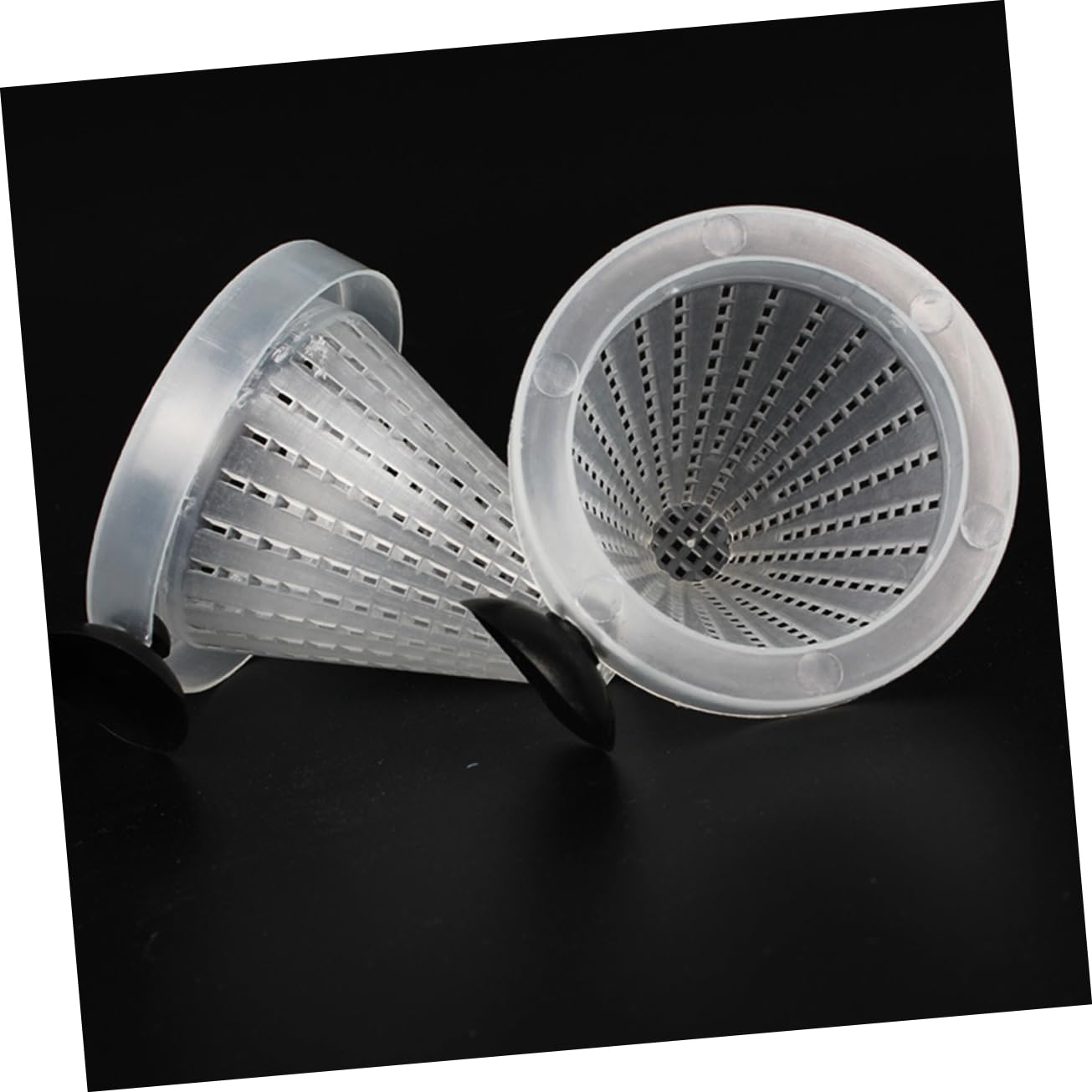 Levemolo Random Sucker 4pcs Aquarium Fish Feeding Cup Pet Fish Feeder Easy to Sturdy Material