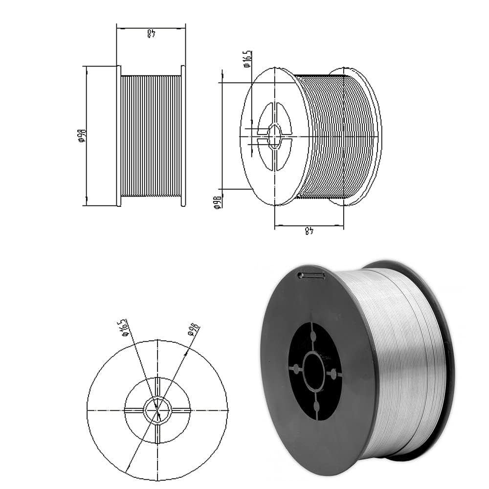 Amazon | Mig溶接 ミグ溶接用フラックス入りワイヤ、二酸化炭素