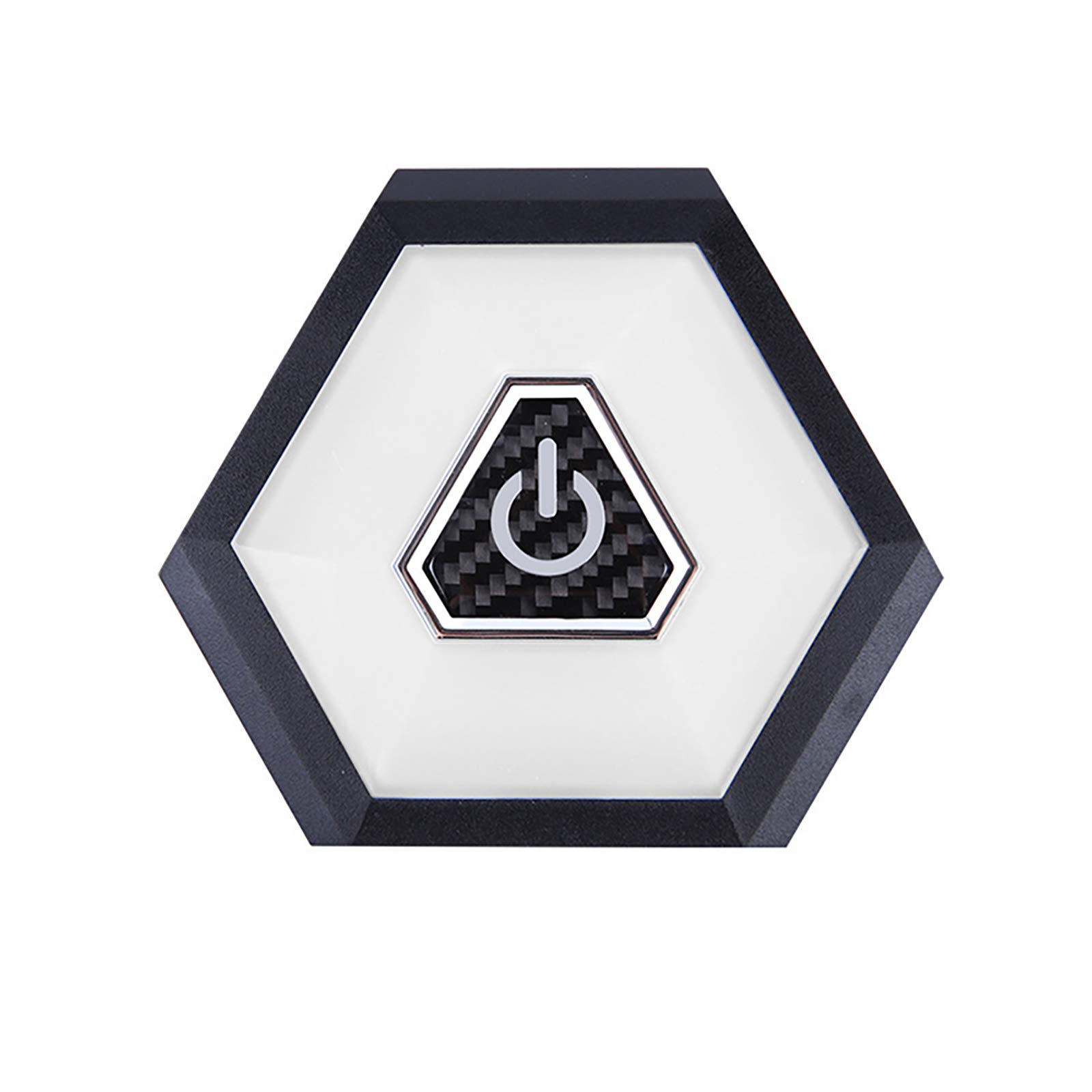 33-LED Hexagon Night Light for RV Closet Kitchen Under The Counter Porch Car Ceiling Lighting, Rechargeable 4X3.6X0.9 Inch