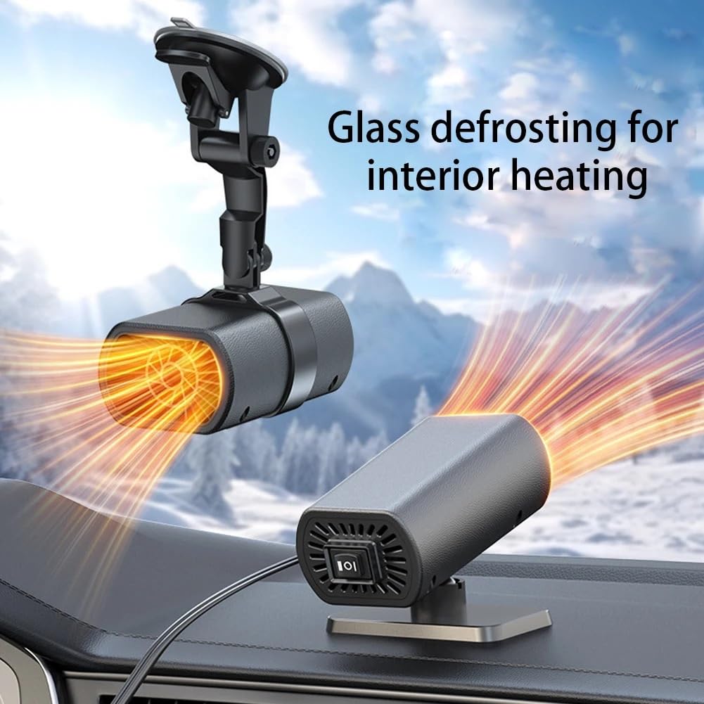 Desempañador universal for coche de 12 V y 200 W, elimina la escarcha, la nieve y la niebla. Calentador for descongelar ventanas y parabrisas. Accesorios for coche.