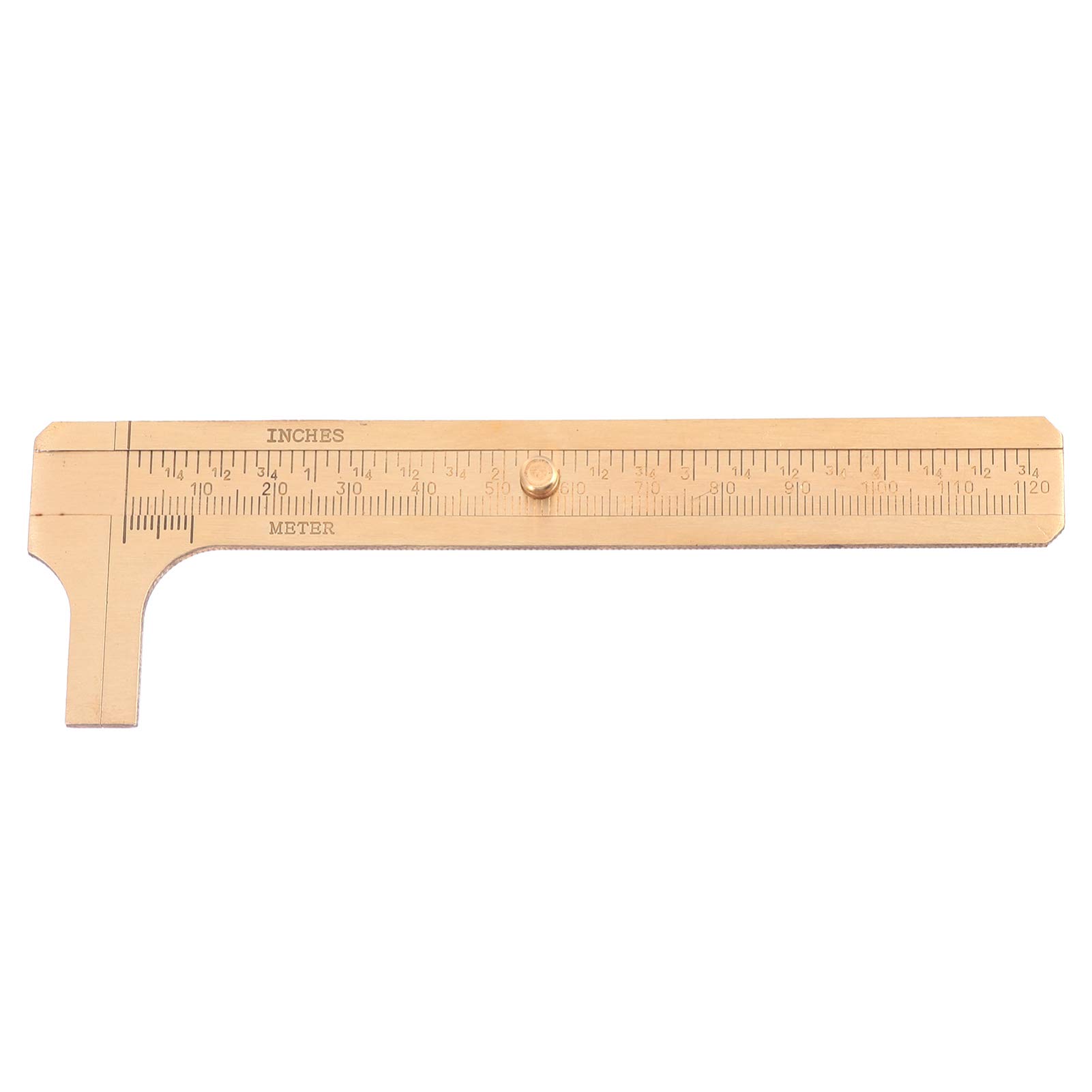 Buy VILLCASE Retro Vernier Caliper Copper Alloy Mini Brass Sliding
