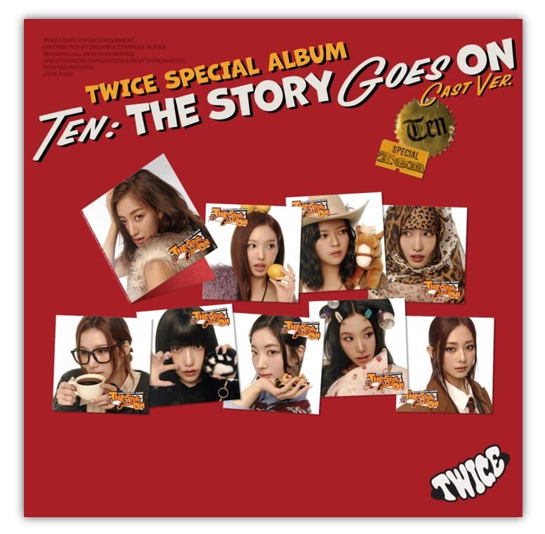 Amazon.co.jp: [ Cast Ver. ] TWICE - SPECIAL ALBUM [ TEN: The Story