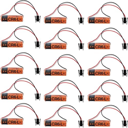 BALOLO CR6.L 2300mAh 3.0V batería de litio no recargable PLC ultra alta capacidad compatible con CR14500 con enchufe negro