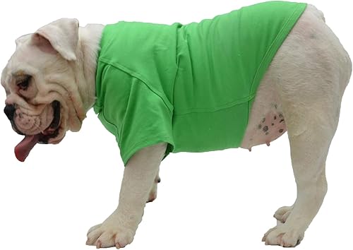 Miniatura 6 de Lovelonglong 2019 - Ropa para mascotas, Disfraces para Perro, Ropa Camisetas en blanco para Perros Grande Medianos Pequeños 100% Algodón 18 Colores,